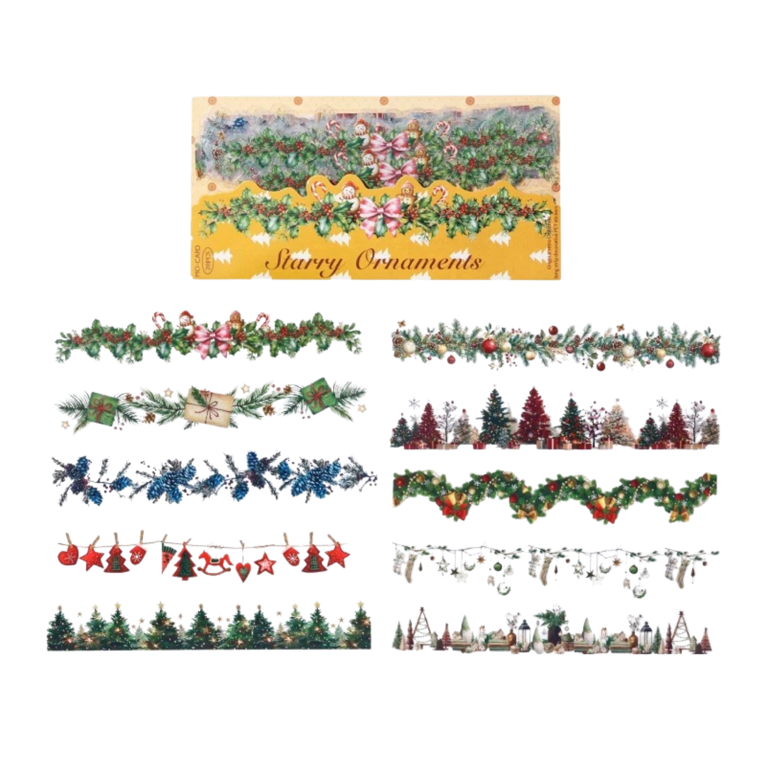 Encounter Christmas Series PET Border Stickers