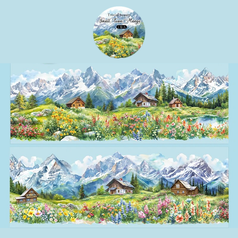 Small Town in the Wild PET Washi Tape