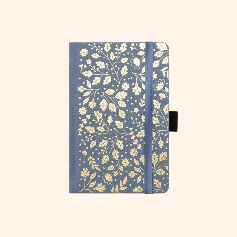 Golden Blooms A6 Notebook