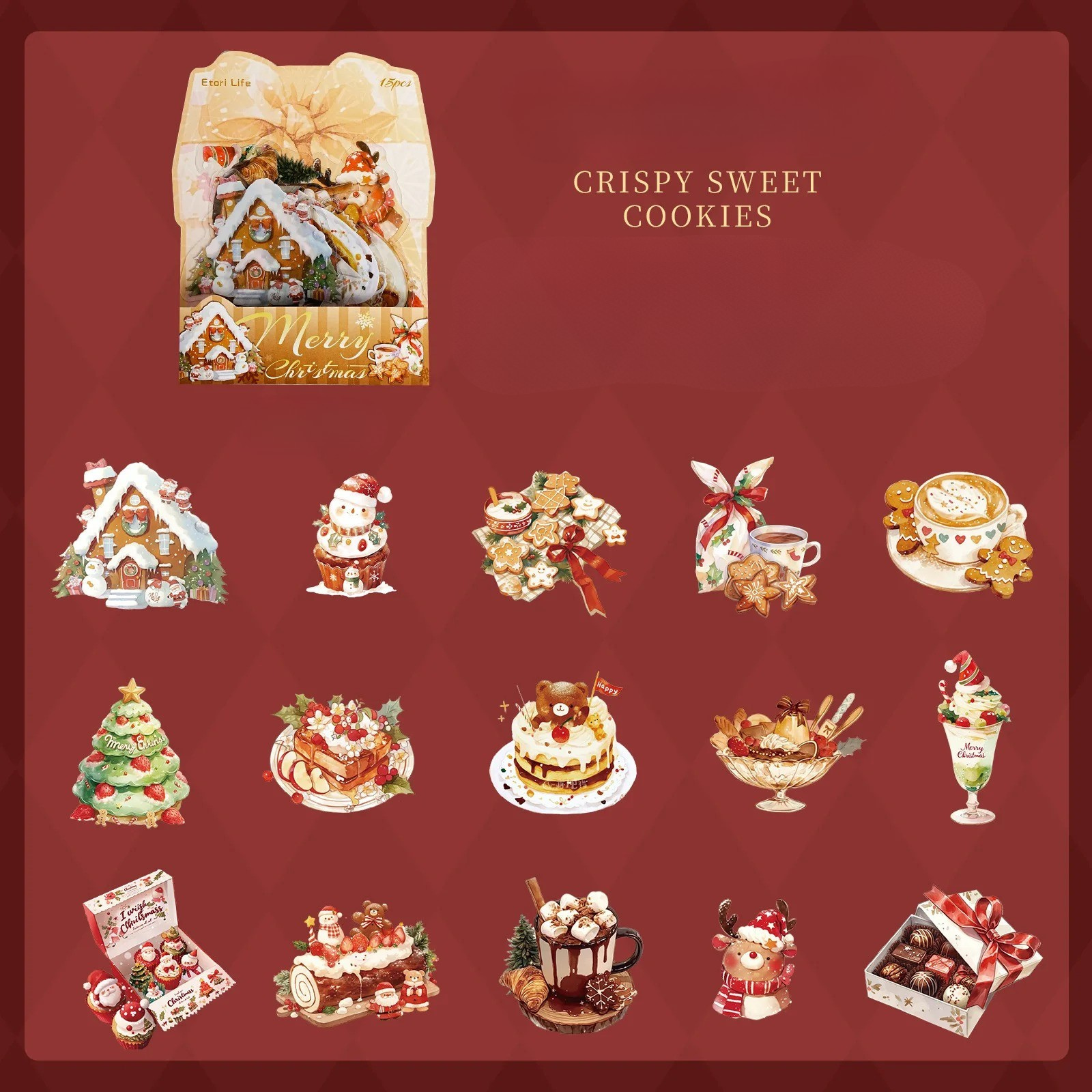 Holiday PET Sticker Pack