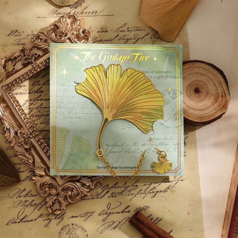 The Autumn Dreams Metal Leaf Bookmark