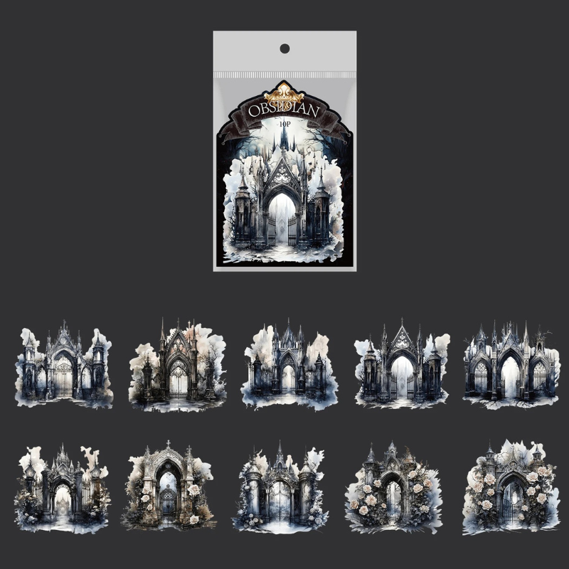 Dark Gate – Gothic Castle PET Sticker Set