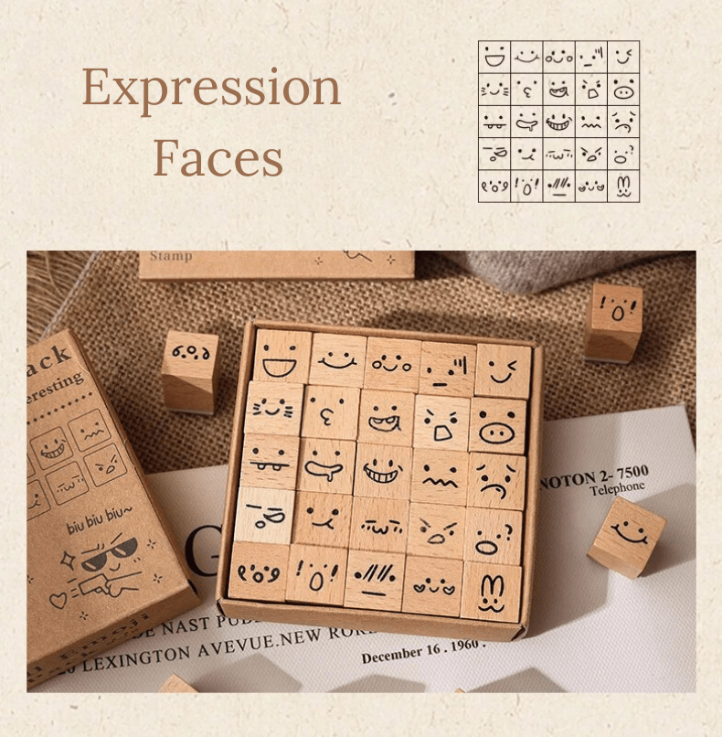 Enchanted Impressions Wooden Stamp Set