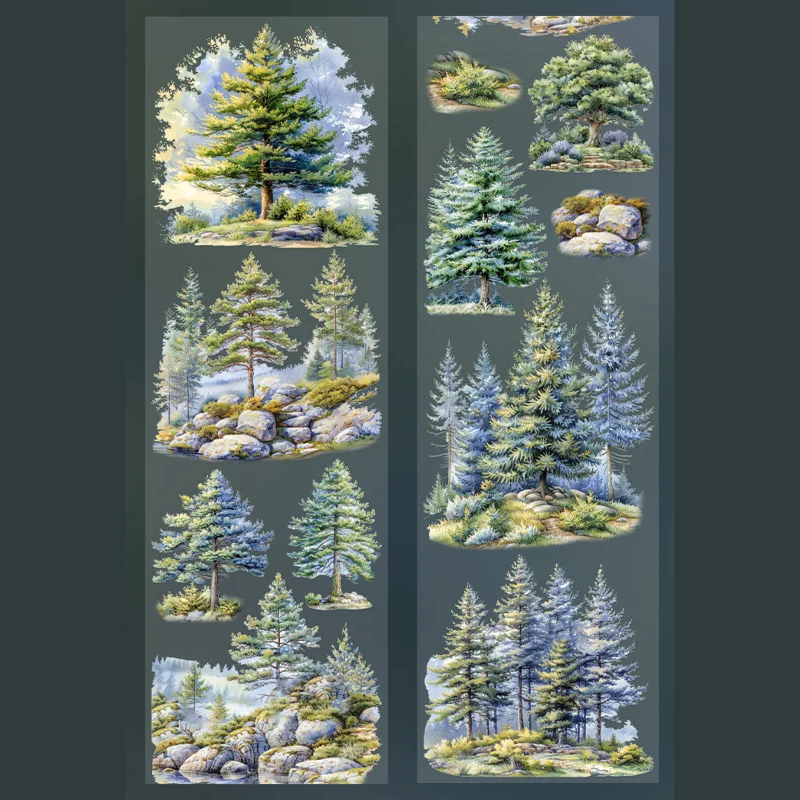 Trees & Forest PET Washi Tape
