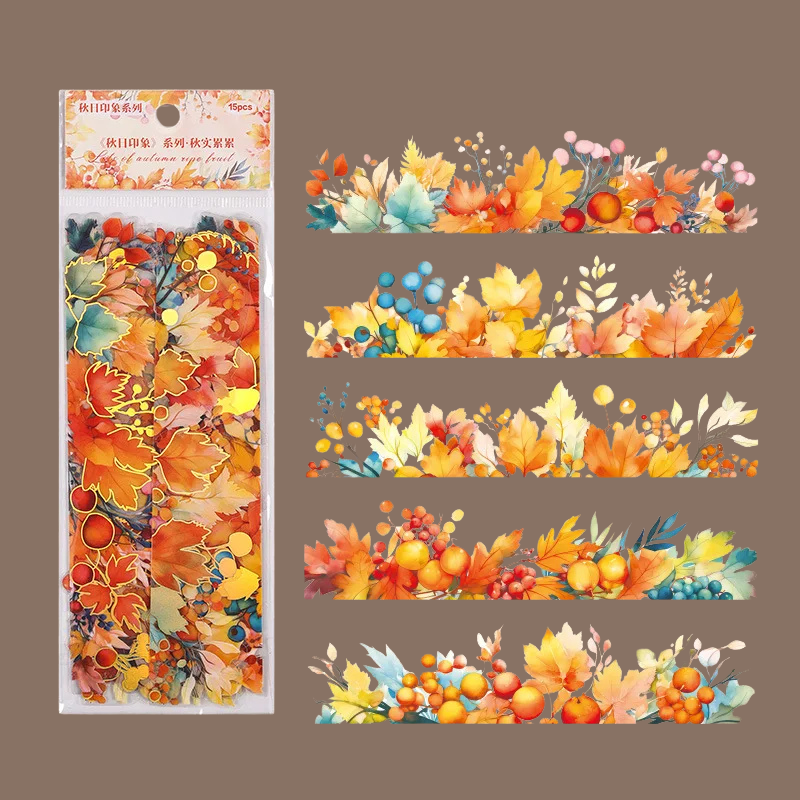 Autumn Impression PET Sticker Set