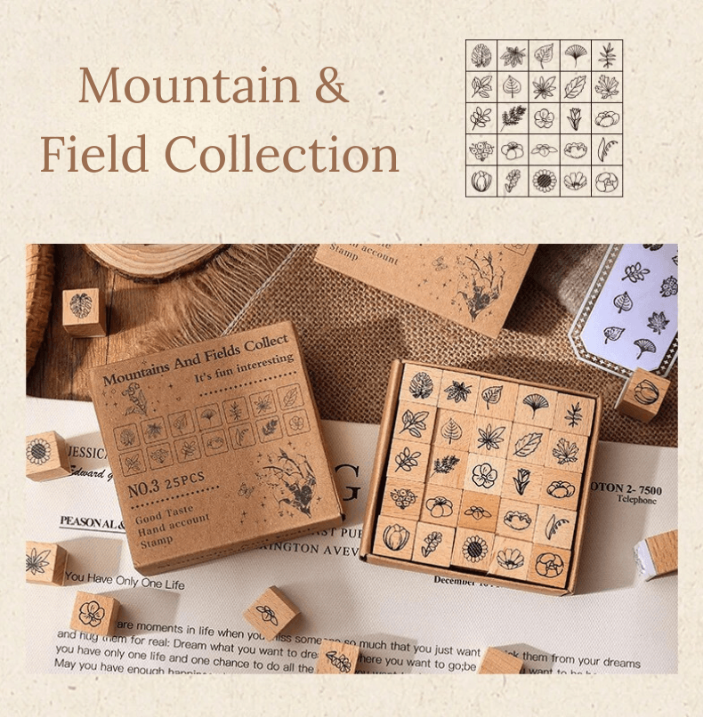 Enchanted Impressions Wooden Stamp Set