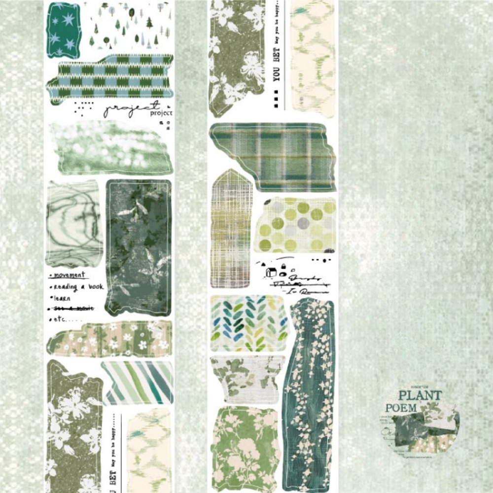 Plant Poem Washi Tape Series
