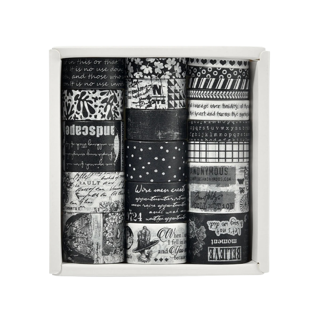 Vintage Washi Tape Library – 20 Rolls Set
