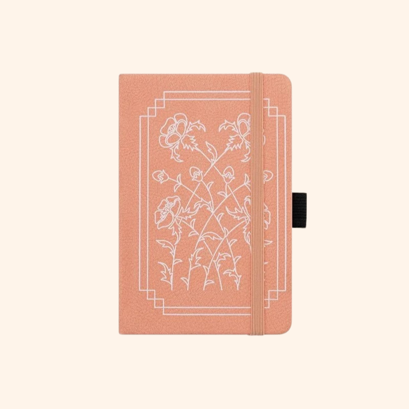 Golden Blooms A6 Notebook