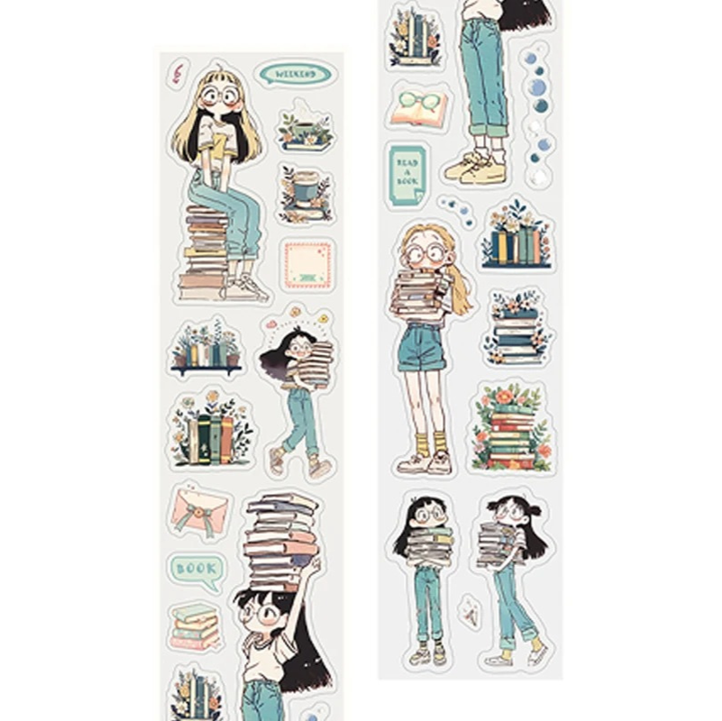Girl PET Sticker Tape