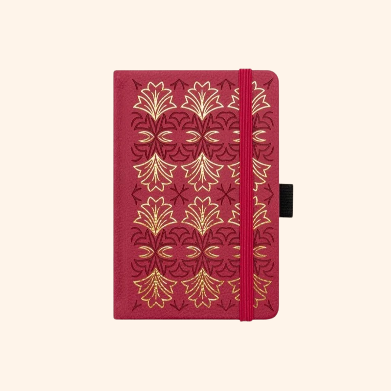 Golden Blooms A6 Notebook