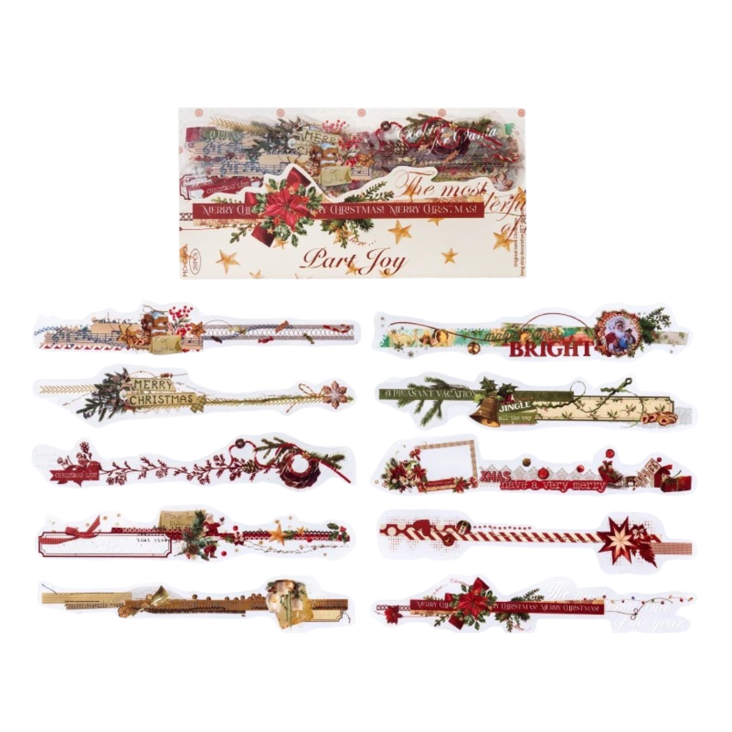 Encounter Christmas Series PET Border Stickers