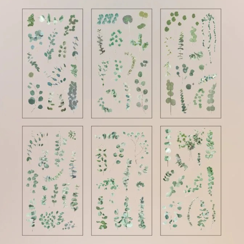 Natural Series Botanical PET Sticker Pack