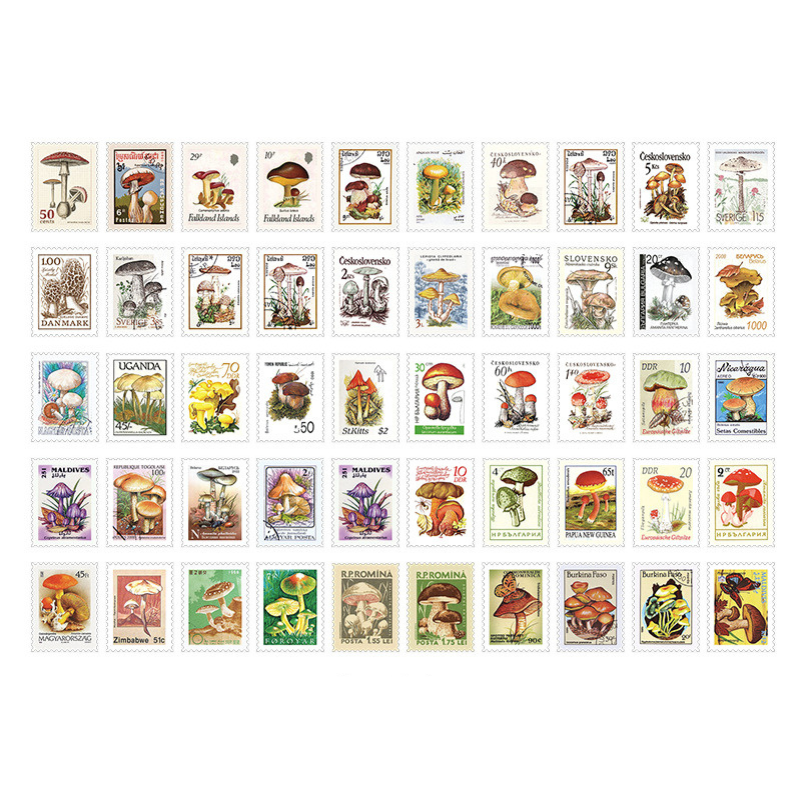 Vintage Mini Art Card Sticker Pack