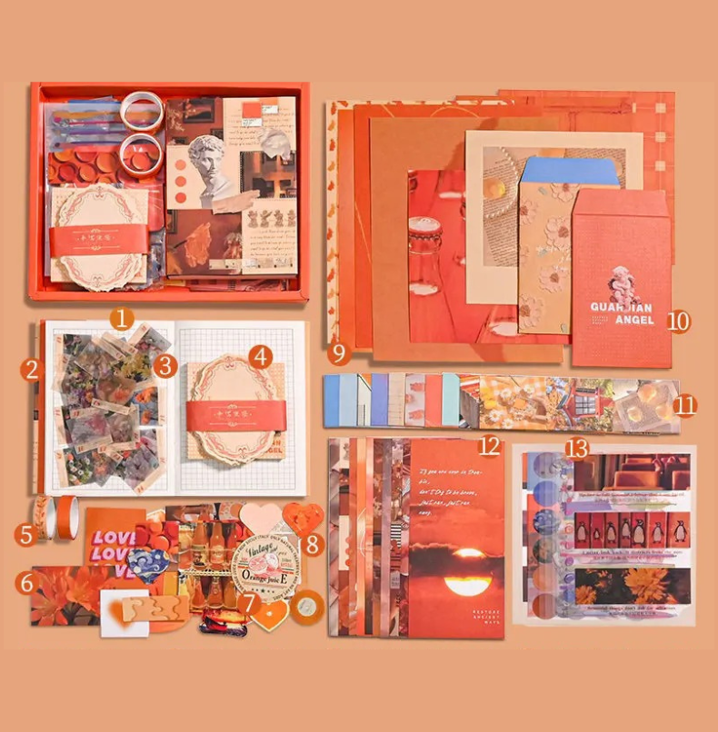 Vintage & Retro Scrapbooking Box