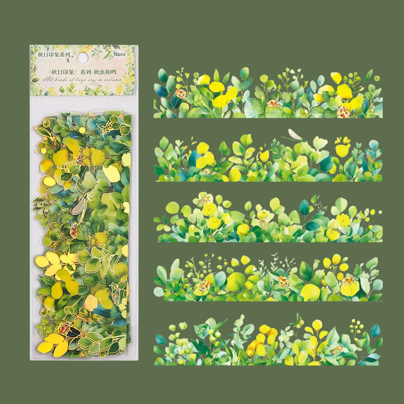 Autumn Impression PET Sticker Set