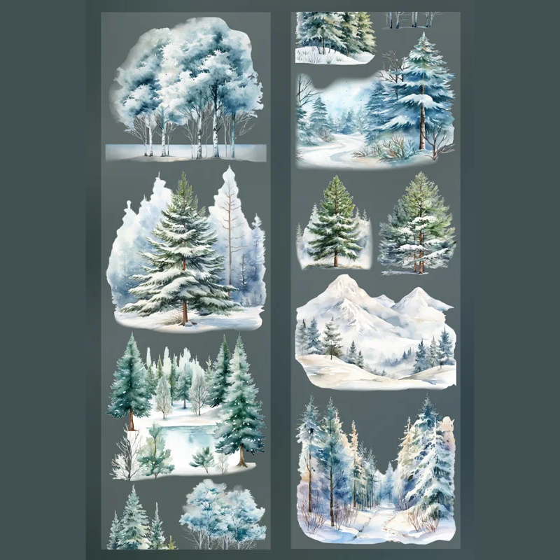 Trees & Forest PET Washi Tape