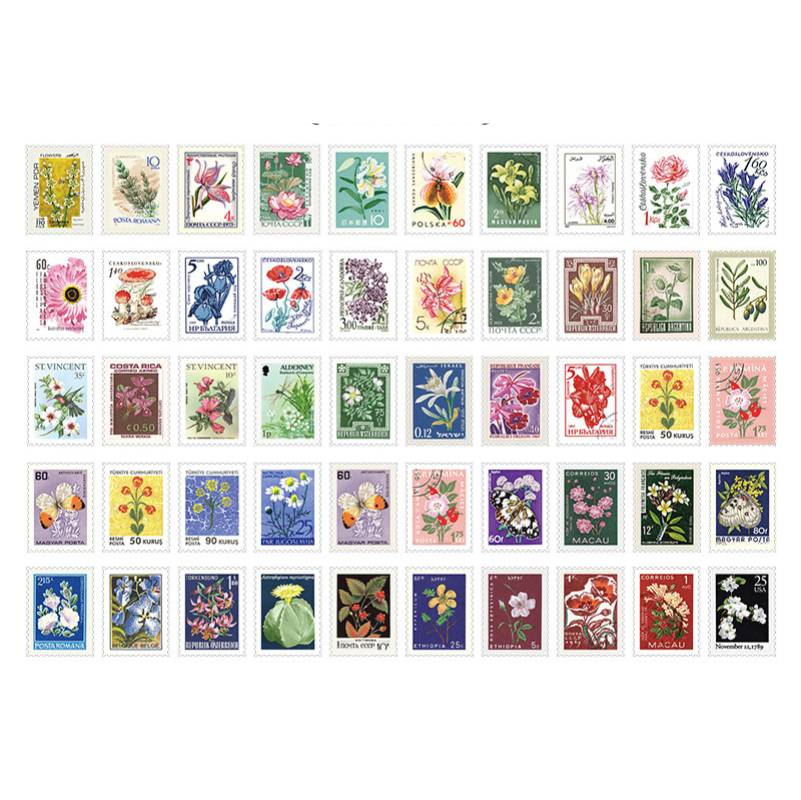 Vintage Mini Art Card Sticker Pack
