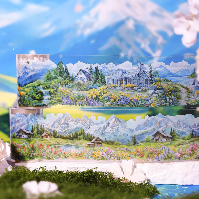 Small Town in the Wild PET Washi Tape