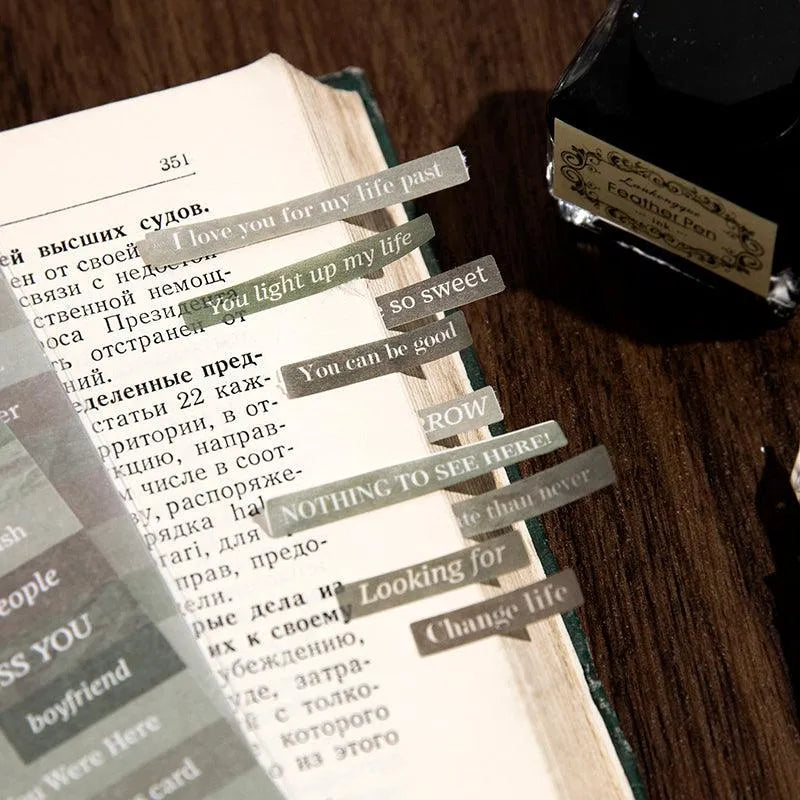 PAPERWRLD - 3 Sheet Pack of Adhesive Quotes
