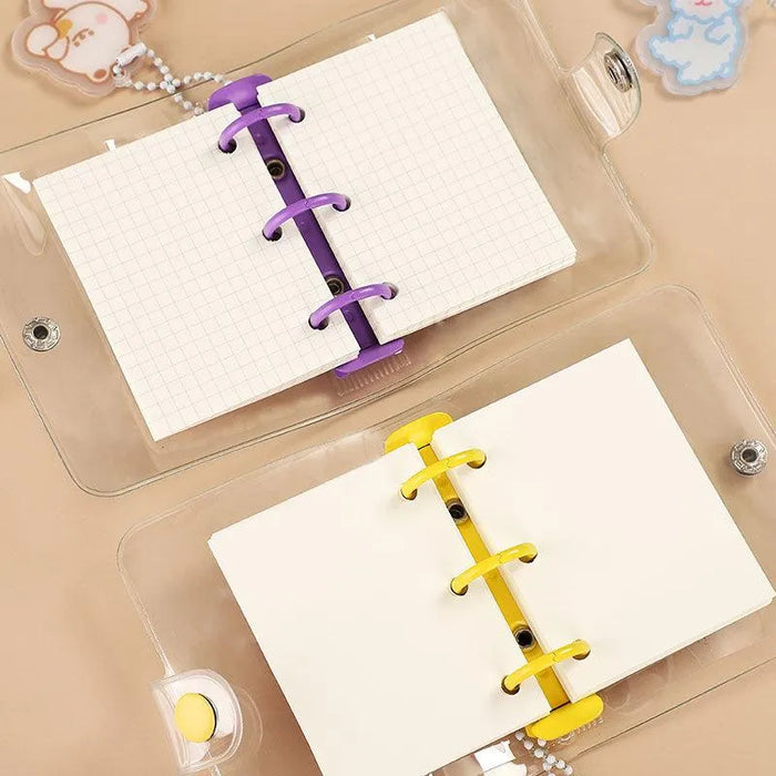 Mini Folder With Rings Mini Transparent Ring Binders with Storage Bag and Inserts – Up 60% Off ...
