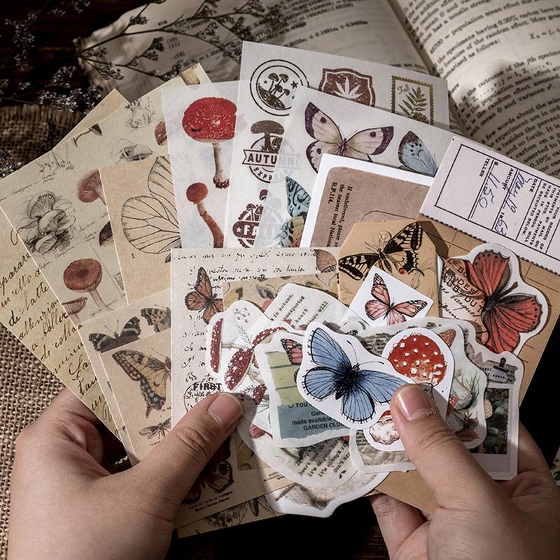 Paper & Stickers Pack Decorative Natural Collection for Journaling &amp; Scrapbooking - PaperWrld