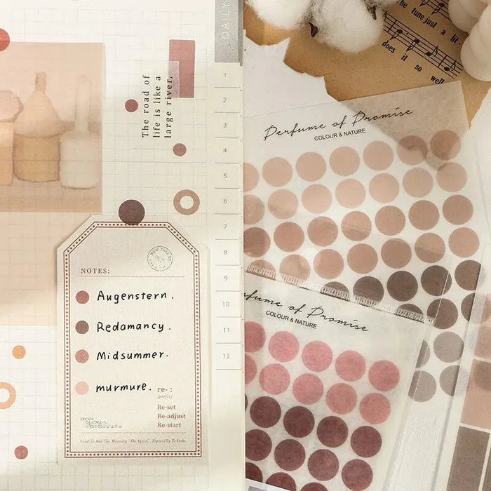PaperWrld - Serene Gradient Translucent Sticker Set - 3 Sheets