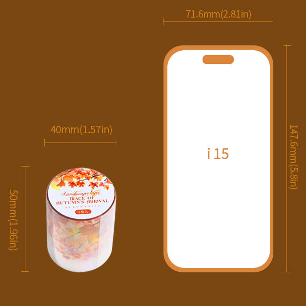 Trace of Autumn’s Arrival Landscape PET Tape