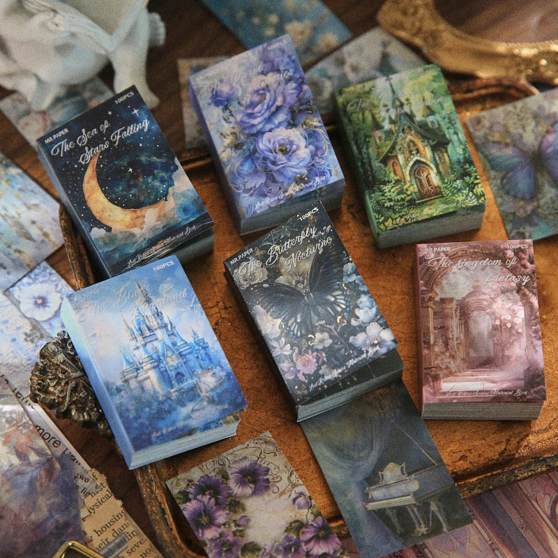 Mystical Mini Art Paper Book