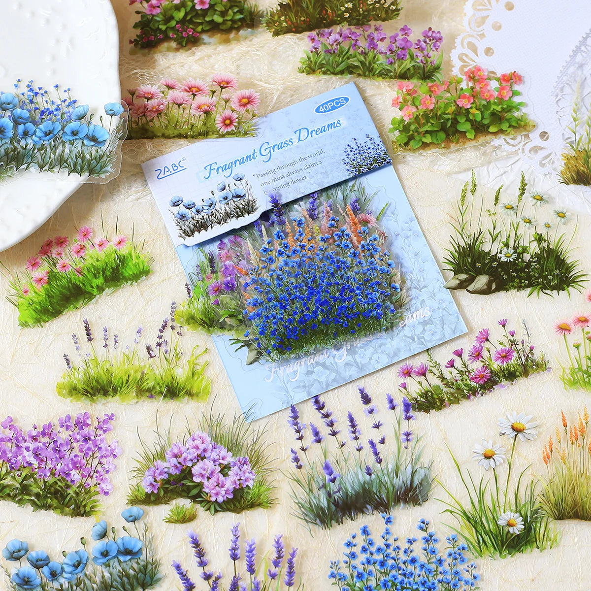 Wildflower Poetry PET Sticker Set