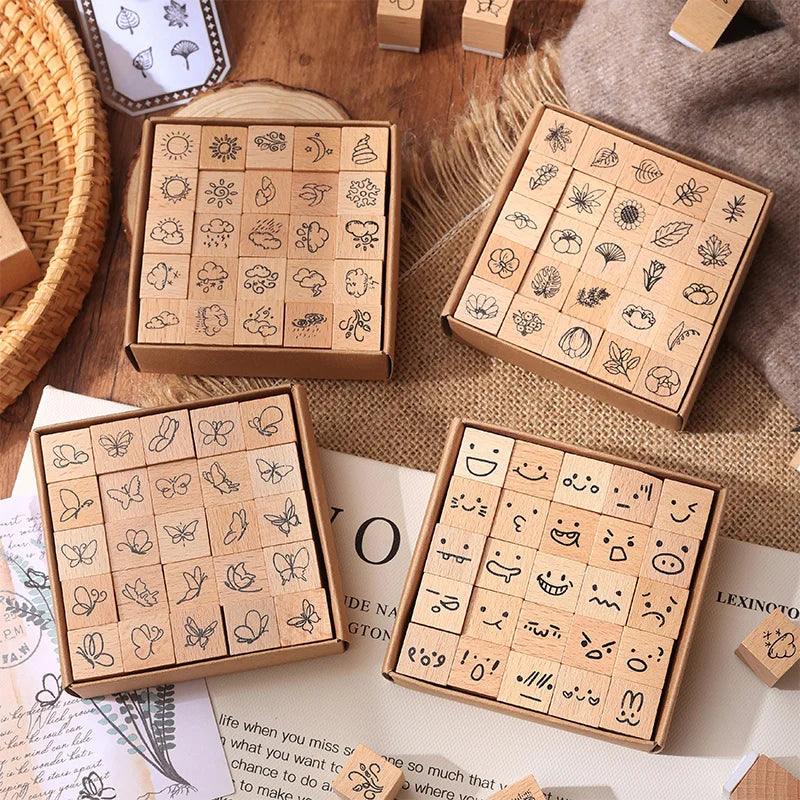 Enchanted Impressions Wooden Stamp Set