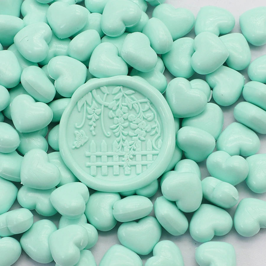 Heart-Shaped Sealing Wax Beads