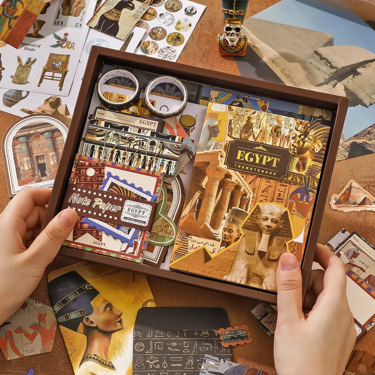 Ancient Egypt Scrapbooking Box