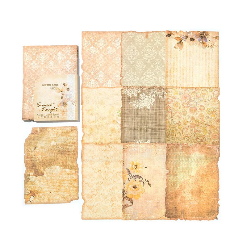 Vintage Aesthetic Ephemera Paper Pack