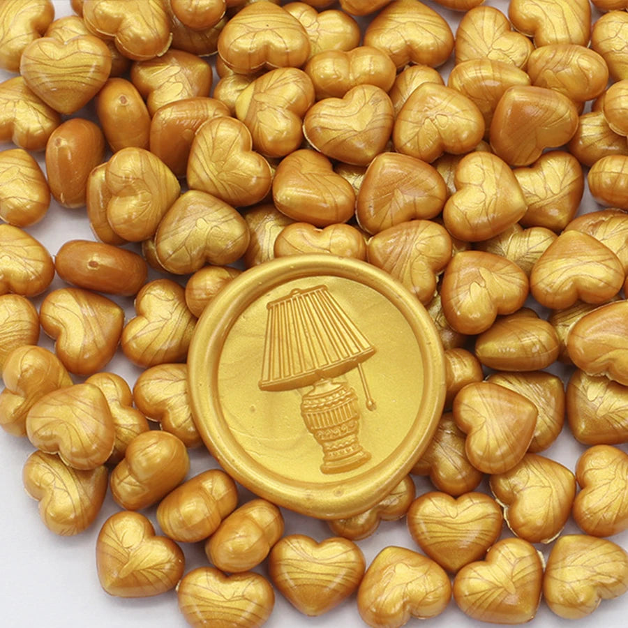 Heart-Shaped Sealing Wax Beads