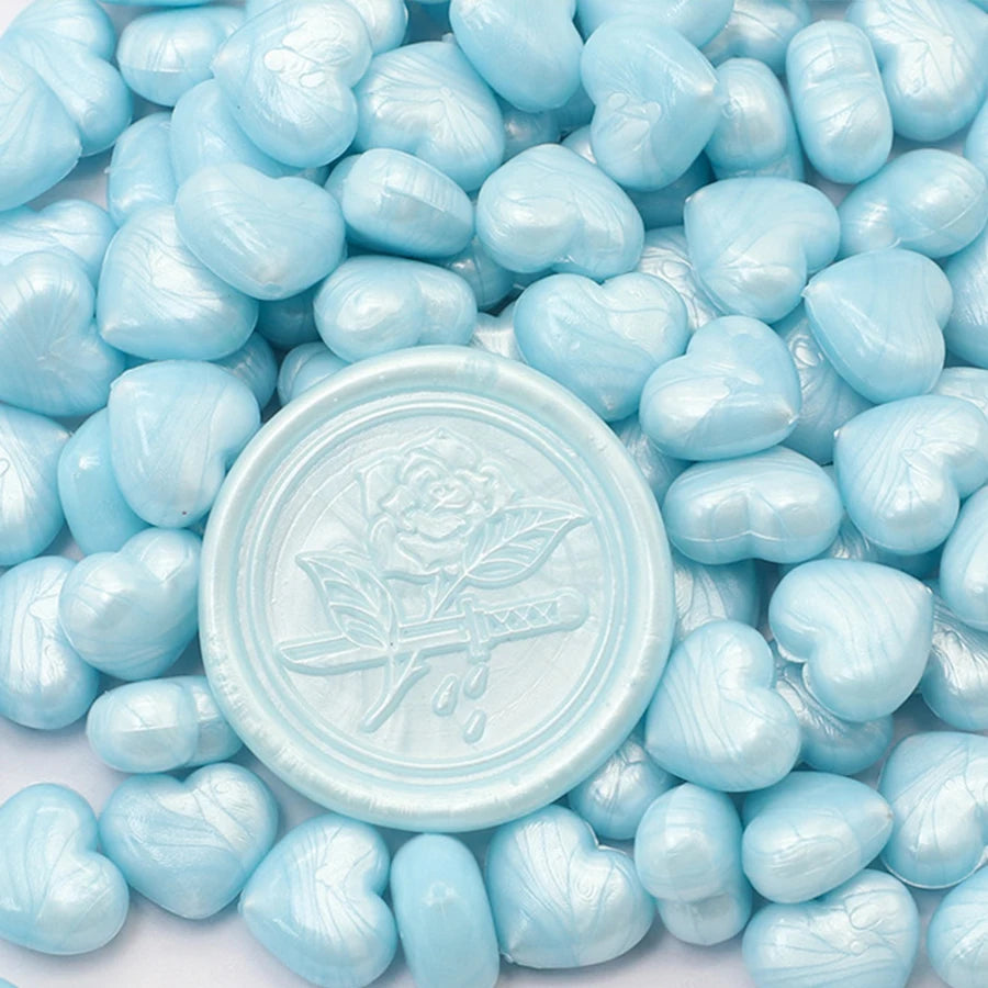 Heart-Shaped Sealing Wax Beads