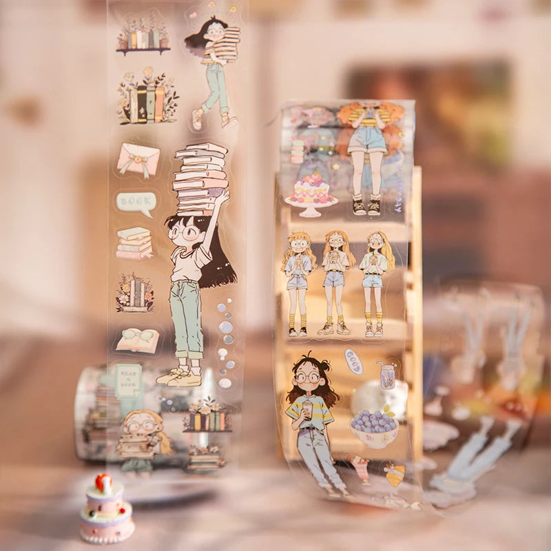 Girl PET Sticker Tape