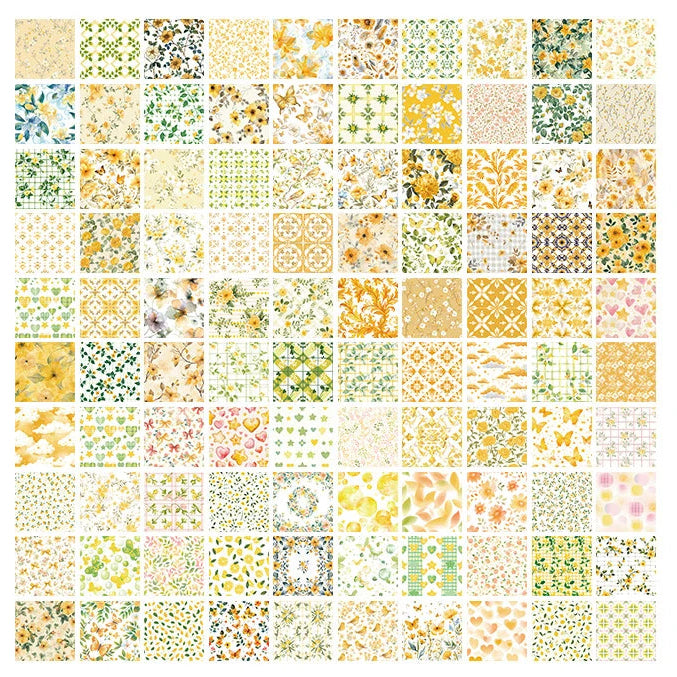 Vintage Pattern Scrapbooking Paper Book