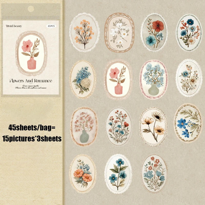 Mr. Paper Serene Florals Sticker Pack
