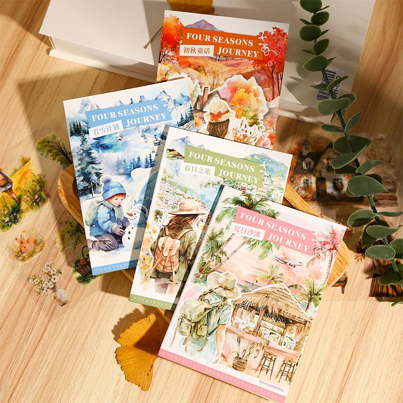 Four Seasons PET Adhesive Sticker Book