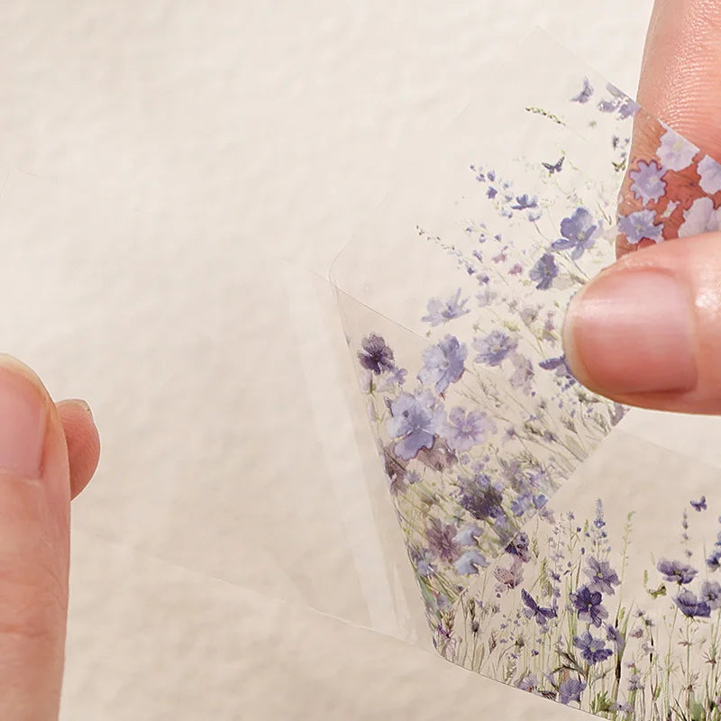 Walking Through the Flowers PET Washi Tape