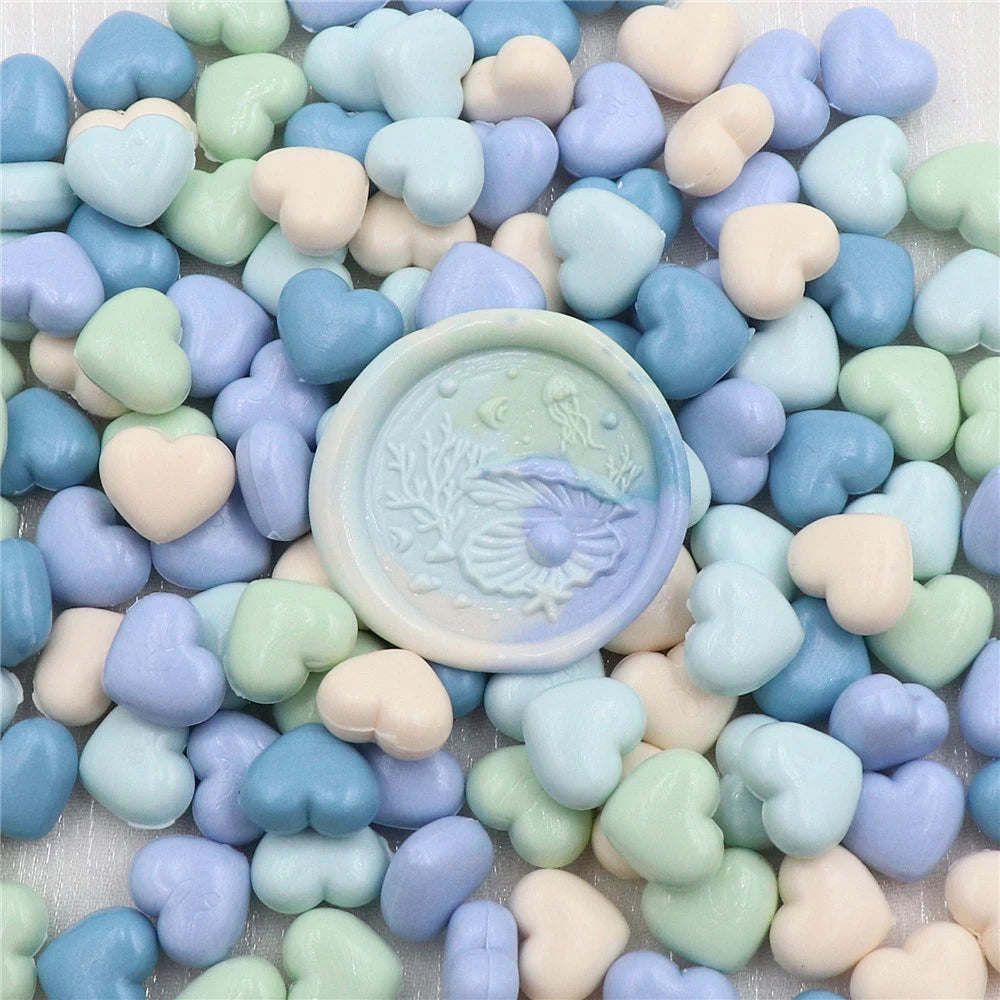 Heart-Shaped Sealing Wax Beads