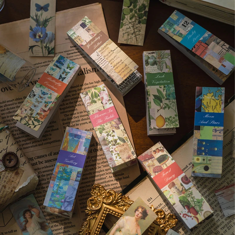 Vintage Ephemera Bookmark Paper Set