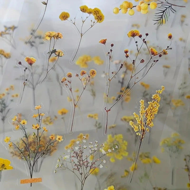 Natural Series Botanical PET Sticker Pack