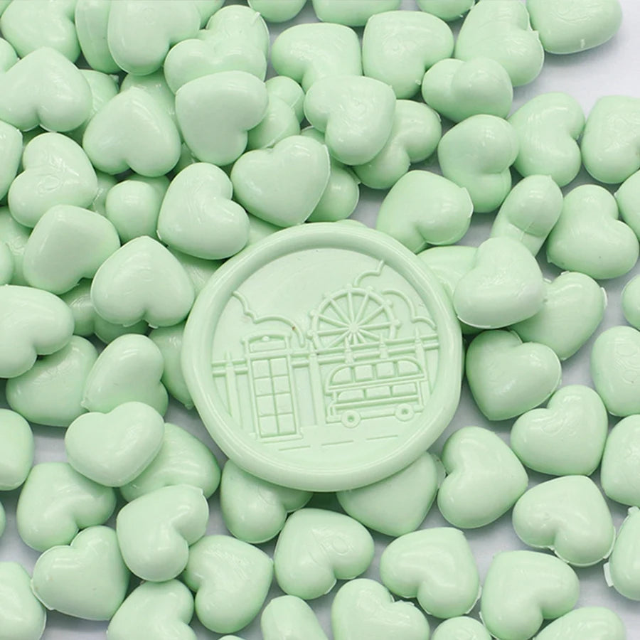 Heart-Shaped Sealing Wax Beads