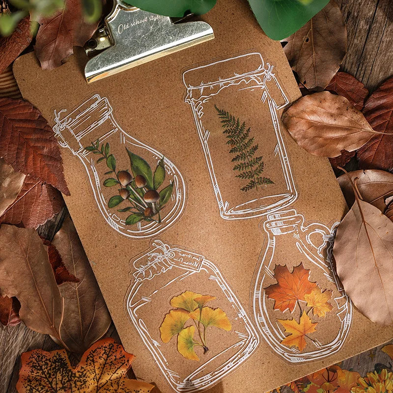 Autumn Song PET Die-Cut Sticker Set