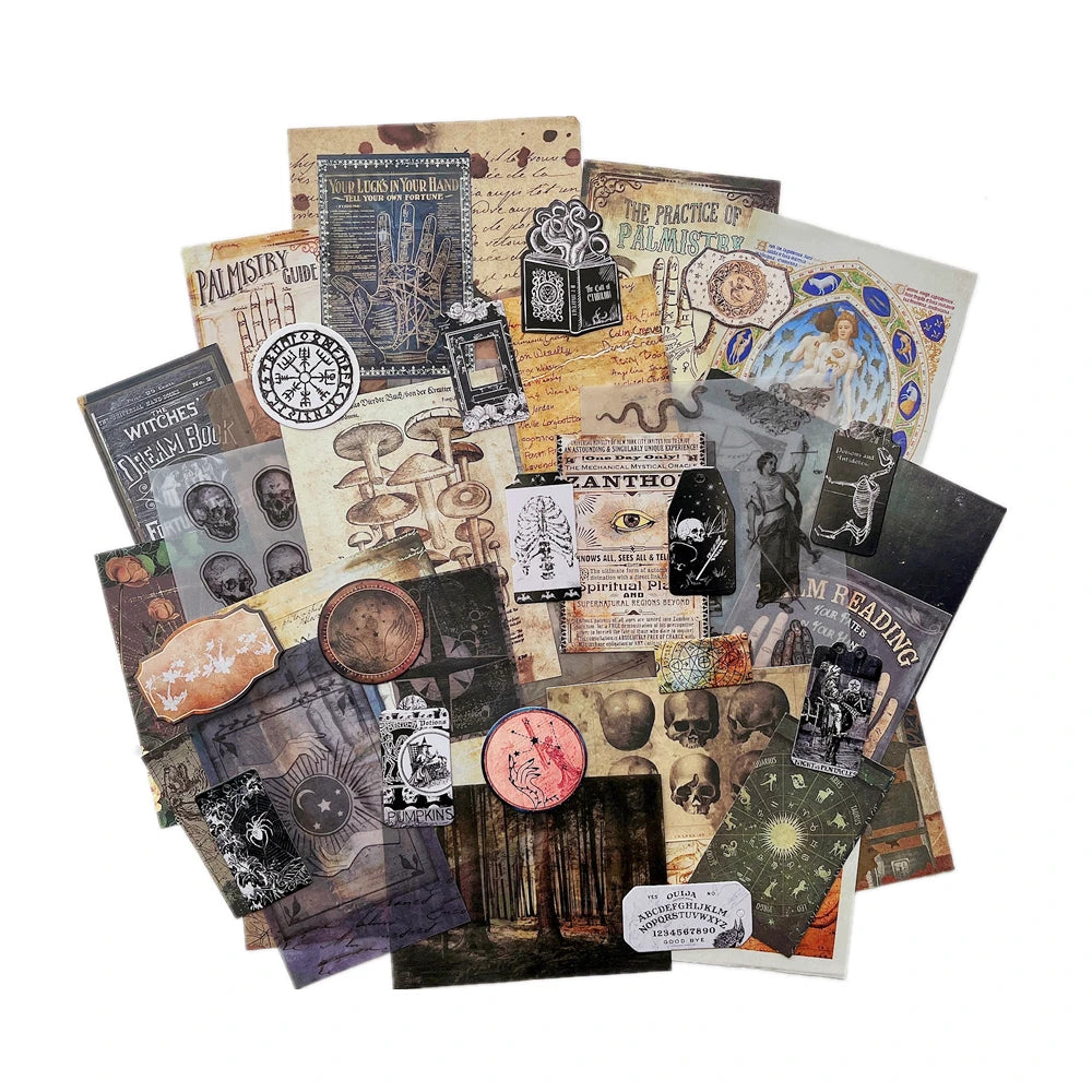 Dark Galaxy Celestial Magic Ephemera Pack 🌌🔮