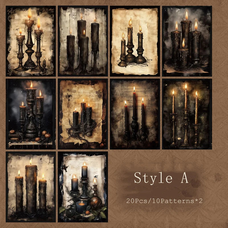 Mysterious Attraction – Gothic Ephemera Paper Set