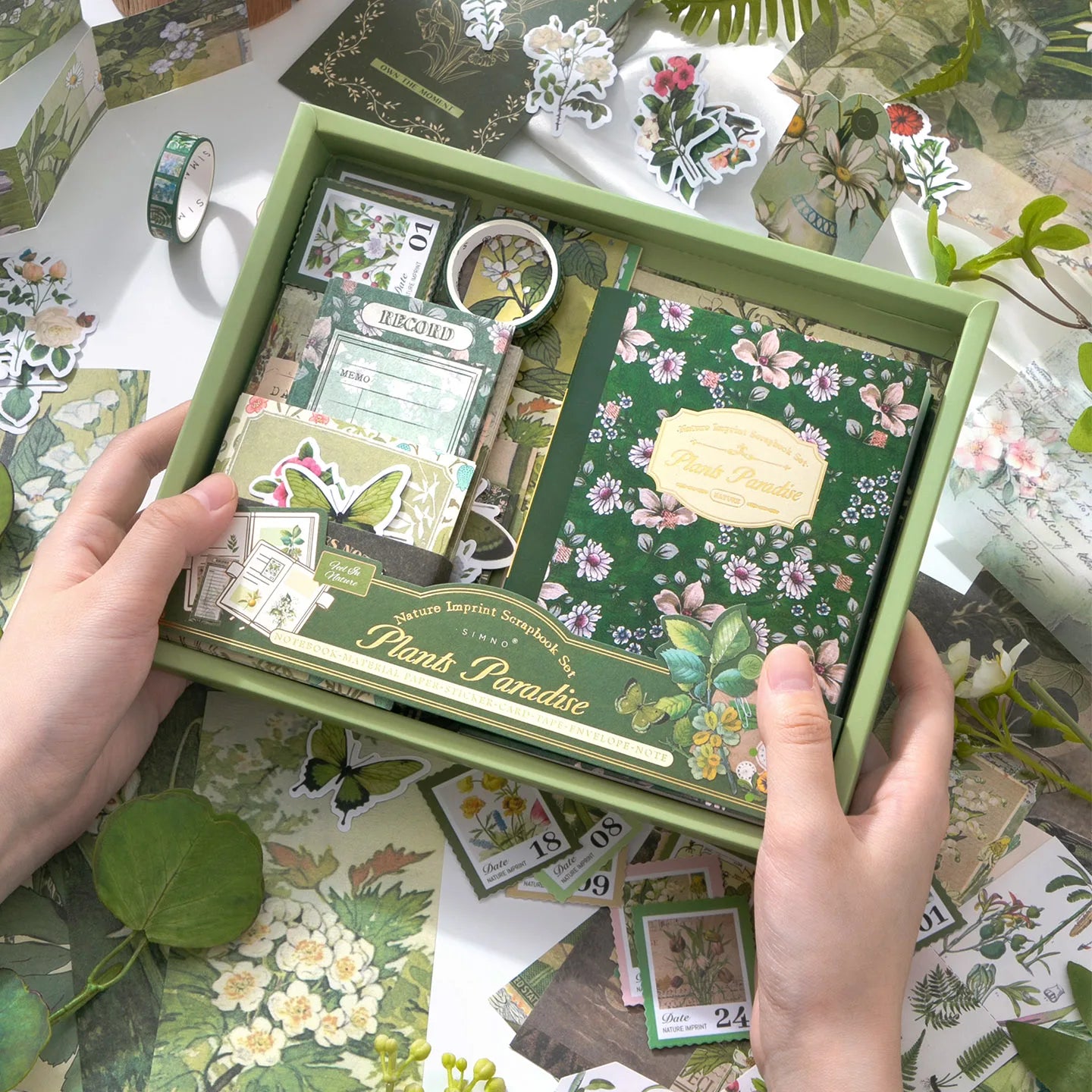 Plants Paradise Scrapbooking Box