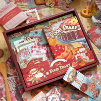 Sweet Bakery Food Diary Vintage Scrapbooking Box